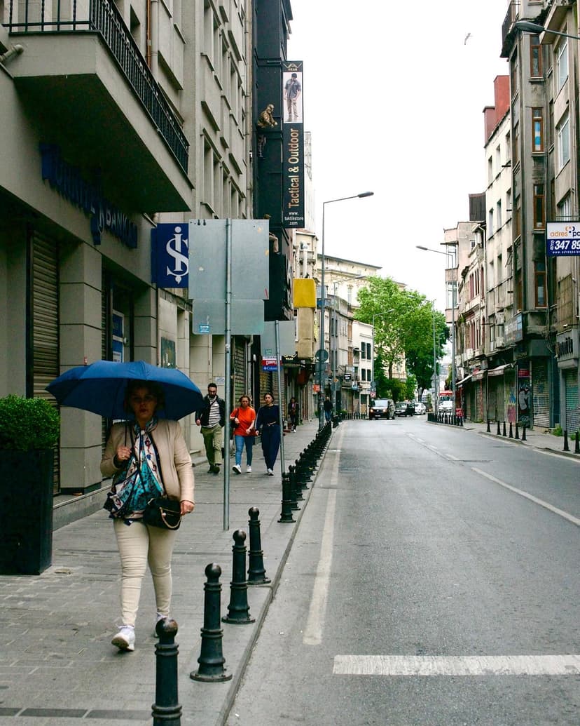 A rainy street